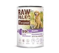 Comida húmeda VETEXPERT Raw Paleo Duoprotein Duck & Boar Puppy 400 g - Marca: VETEXPERT - EAN: 5902414212114