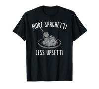 Comida Italiana Más Espaguetis Menos Upsetti Funny Pasta Lover Camiseta