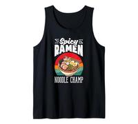 Comida Japonesa de campeón de Fideos Ramen Picante Camiseta sin Mangas