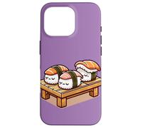 Comida Japonesa Pijama Fiesta Humor Divertido Dormir Kawaii Sushi Carcasa para iPhone 16 Pro