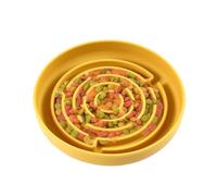 Comida lenta para perros, comida lenta para tazones para perros, de alimentación lenta para perros, laberinto de silicona para perros, ventosas interactivas antichoking, reduce el