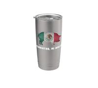 Comida Mexicana Divertida Carnitas Mi Amor Vaso térmico de acero inoxidable de doble pared