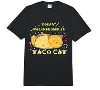Comida Mexicana Foodie Cita Divertida Hoy Palíndromo Es Taco Cat Comfort Colors Adult Heavyweight T-Shirt