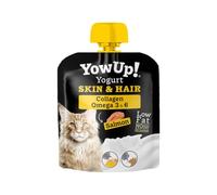 Yowup Yogurt Natural Salmón Piel y Pelo para Gatos 3 unidades - 255 gr