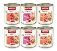 Comida para gatos animonda Carny Adult, comida húmeda para gatos adultos, pack mixto 1, 6 x 800 g