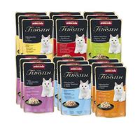 Comida para gatos animonda Vom Feinsten Adult, comida húmeda para gatos adultos en bolsitas, pack mixto de 18, 18 x 50 g