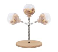 Comida para gatos juguete - Cat Feeder Ball Juego interactivo para tu gato, gato gatito Spring Ball Kitty Toys Pet Puzzle Suministros de dispensación de alimentos, regalo de cumpleaños, tentación