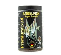 Comida para peces de alta calidad para acuario, 550 g, para el crecimiento y el esplendor de colores, Supergrowth, gránulos suaves muy bien tolerados, pienso escalar, para peces de guerra (para casi