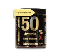 Comida para peces XL Premium para acuario con 50% Artemia [para crecimiento y color] - granulado suave muy bien tolerado [300 ml] - Alimento para peces de acuario, alimento para peces de combate,