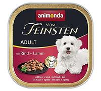 Comida para Perros húmeda con Carne de Vacuno y Cordero en Salsa (22 x 150 g), Comida para Perros sin Cereales y azúcar de animonda, con Ingredientes Frescos y carnales
