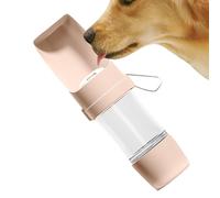 Comida para perros y taza de agua, cuenco de agua portátil para perros | Botella de agua 2 en 1 para mascotas al aire libre | Botella de agua portátil para perros, comida para perros y cuenco de agua