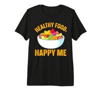 Comida Sana Feliz Me Camiseta Premium