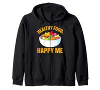 Comida Sana Feliz Me Sudadera con Capucha