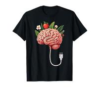 Comida sana Fruta Amante Cerebro Conectado En Naturaleza Flora Camiseta