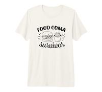 Comida Sobreviviente Coma Divertido Comer Humor Camiseta Premium