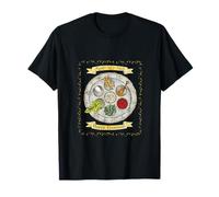 Comida Tradicional de Pascua Seder Cena Vintage Pesaj Camiseta