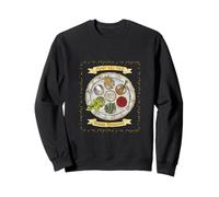 Comida Tradicional de Pascua Seder Cena Vintage Pesaj Sudadera
