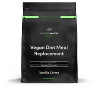 Comida Vegana Completa | 100% Origen Vegetal, Asequible, Saludable, Rápido, Batido Sustitutivo de Comidas | THE PROTEIN WORKS, Fresas con Nata, 2kg