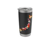 Comidas asombrosas del mundo Humor - Sushi de Japón Vaso térmico de acero inoxidable de doble pared