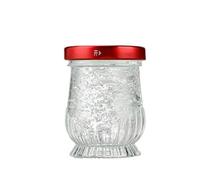 Comidas diarias Mantequera redonda de cristal for dulces con tapa for cocina, multifuncional, multiusos(Grande)