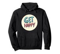 Comienza a sonreír con este atuendo Get Happy Speech Sudadera con Capucha