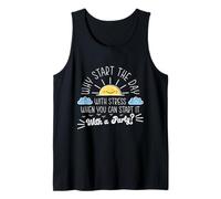 Comienza el día con un Atuendo de Fiesta de Despertar para Fiestas Camiseta sin Mangas