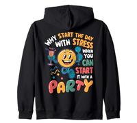 Comienza el día con un Atuendo de Fiesta de Despertar para Fiestas Sudadera con Capucha