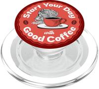 Comienza tu día con un Buen café: una Taza de café PopSockets PopGrip para MagSafe