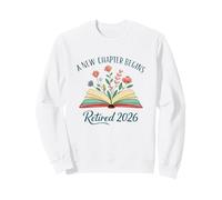 Comienza un Nuevo capítulo Libro Vintage Retirado de 2026 Sudadera
