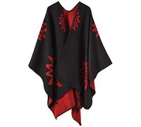 Comilaka Poncho Estola Capa de Mujer Cárdigan de Punto Manta Capas Bufanda Chal Grande Diseño Simple para Invierno