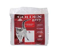 Cominter Animal Health Arena Gatos Aglomerante Golden Grey (14 kg). Tierra para Gatos Absorbente Antiolor de hasta 2 Meses Uso. Arena Biodegradable Suave de Fibra Vegetal Ecológica.
