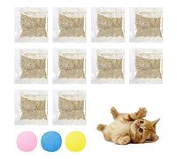 Comioke Catnip - Cojín para Gatos para Rellenar, 1gramos*10, Aroma Natural, Cortado, Hierba Gato Natural, Juguete para Todos Los Gatos, Plush