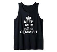 Comisionado Draft Fantasy Football Respeto The Commish Camiseta sin Mangas