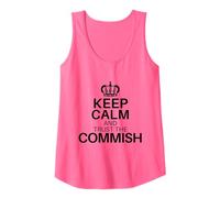 Comisionado Draft Fantasy Football Respeto The Commish Camiseta sin Mangas