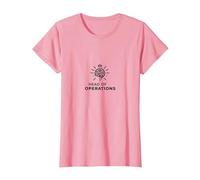 Comisionado Jefe de Operaciones Liderazgo de la Corona Cerebral Camiseta, Mujer, Rosado, XL