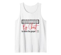 Comisionado por Cristo para Compartir el Evangelio MT 28:19 Camiseta sin Mangas
