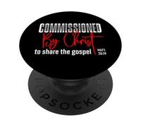 Comisionado por Cristo para Compartir el Evangelio MT 28:19 PopSockets PopGrip Adhesivo