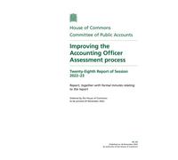 Comité de Cuentas Públicas 28º informe. Mejora del proceso de evaluación del oficial de contabilidad Volumen 1. Informe (Documento de la Cámara de los Comunes) HC 43