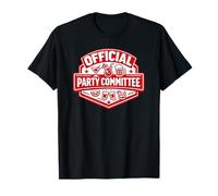 Comité Oficial del Partido - Equipo Divertido del Equipo del Camiseta
