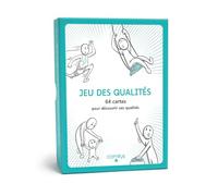 Comitys | Juego de Las Cualidades | 64 Cartas para Descubrir Sus Cualidades | Herramienta Pedagógica | Autoestima | 256 Cualidades Humanas por Descubrir | Competencias Psicosociales (Francia)