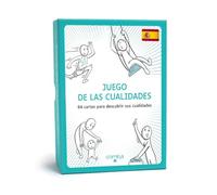 Comitys | Juego de Las Cualidades | Idioma: Español | 64 Cartas para Descubrir Sus Cualidades | Herramienta Pedagógica | Autoestima | 256 Cualidades Humanas por Descubrir | Competencias Psicosociales