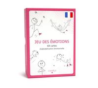 Comitys | Juego de Las emociones | 64 Tarjetas de alfabetización Emocional | Herramienta pedagógica Inspirada en la Comunicación No Violenta CNV | 177 Estados emocionales por descub (Francesa)