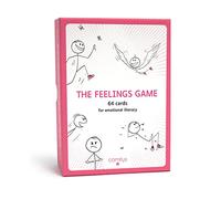 Comitys | The Feelings Game | Idioma: Inglés | 64 Feelings Literacy flashcards | Non-Violent Communication Teaching Tool | 177 Feelings to Discover