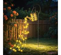 Comius Sharp Luces Solares Para Regadera Al Aire Libre, Luz Solar Exterior Jardin, Impermeable Farolillos Solares Exterior para Jardín Mesa Césped Balcón Caminos Camping Navidad Decoración