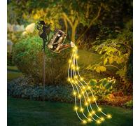 Comius Sharp Luces Solares Para Regadera Al Aire Libre, Luz Solar Exterior Jardin, Impermeable Farolillos Solares Exterior para Jardín Mesa Césped Balcón Caminos Camping Navidad Decoración(Pequeño)