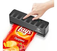 Comius Sharp Selladora Bolsas de Plástico, 5 Niveles de Calefacción Sellador Bolsas Recargable Portátil, USB Recargable Mini Sellador de Bolsas para Alimentos Bolsas,Refrigerios,Frutas,Galletas
