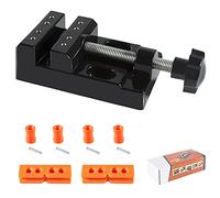Comius Sharp Universal 57mm Mini Plano de La Abrazadera de la Tabla de la Mandíbula Mordaza de Banco Mini Prensa de Taladro Apertura de la Mesa Paralela Vise Herramienta de Escultura Artesanal DIY