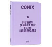 COMIX - Agenda 2027 diaria de 16 meses, agenda para escuelas medias y superiores, con tapa dura, 576 páginas con gráficos y cómics, ideal para niños y niñas, formato mignon 9 x 12,5 cm