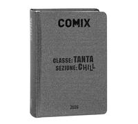 Comix - Agenda diaria Mignon Plus de 16 meses, agenda escolar 2026-2026, con tapa dura, ideal para la escuela media y superior, 9 x 12,5 cm de altura, color carbón