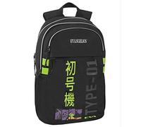 Comix Anime - Mochila escolar para ordenador unisex para niños y adolescentes con correas ajustables, dos compartimentos para tabletas y portátiles con cierre cremallera, espalda y fondo